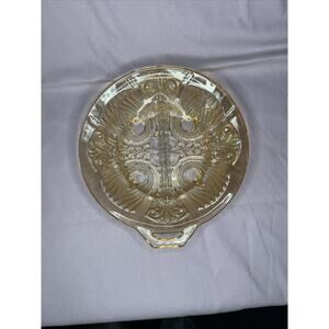 Vintage Indiana Glass Carnival Glass Divided Relish Dish MCM